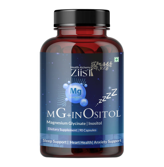 "Bottle of MG+INOSITOL 1200mg with 90 capsules"