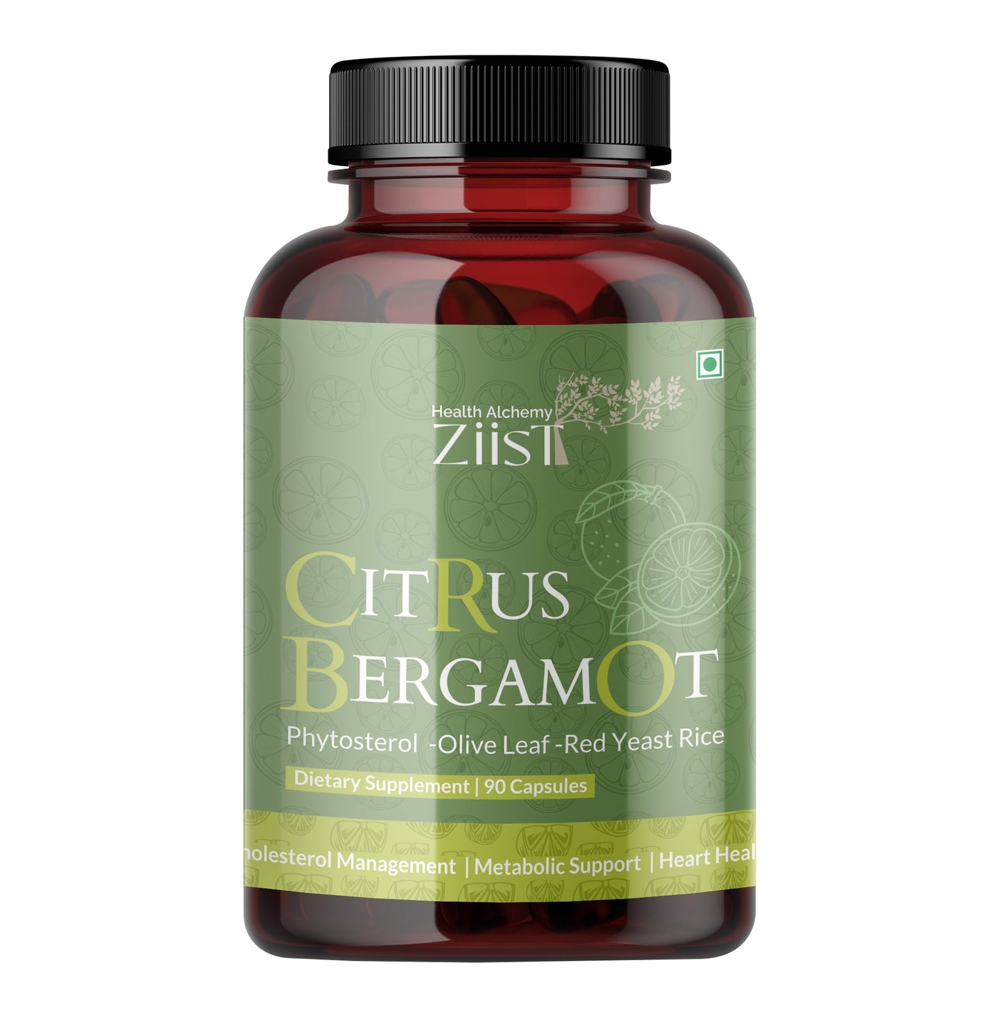 "Bottle of Citrus Bergamot & Phytosterols 1200mg with 90 capsules"