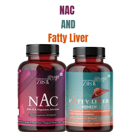 Alcohol detox pack with fatty liver remedy and NAC ( N-Acetyl Cysteine)-  Cleanse, Repair, and Rejuvenate Your Body