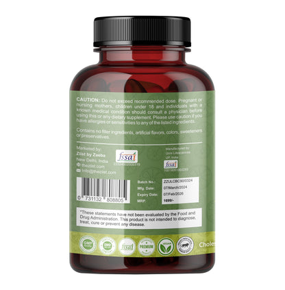 "Close-up of Citrus Bergamot & Phytosterols 1200mg capsules"