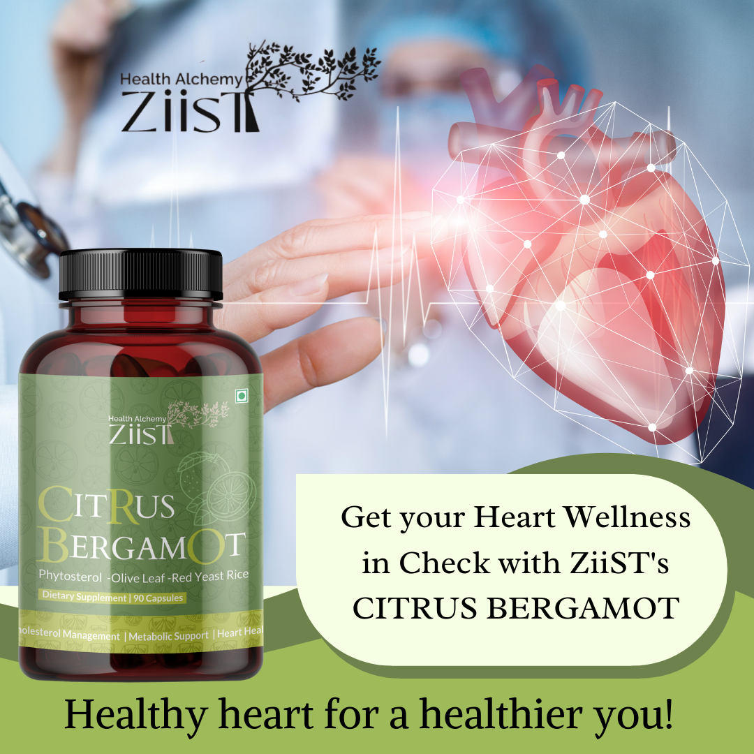 "90 capsules of Citrus Bergamot & Phytosterols 1200mg from The Ziist"