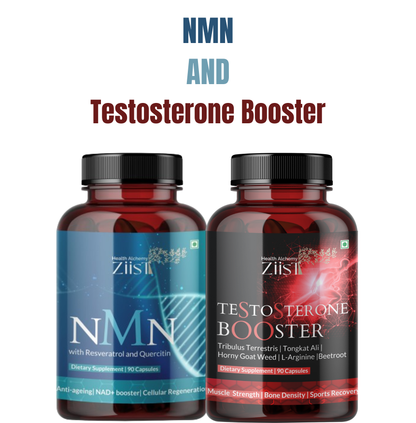 Ziist Young at 40 Combo (NMN + Testosterone Booster) – Reclaim Your Energy, Vitality, and Youthful Edge