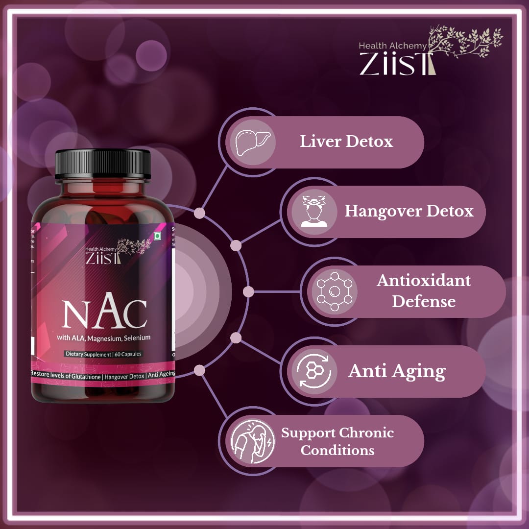 Alcohol detox pack with fatty liver remedy and NAC ( N-Acetyl Cysteine)-  Cleanse, Repair, and Rejuvenate Your Body